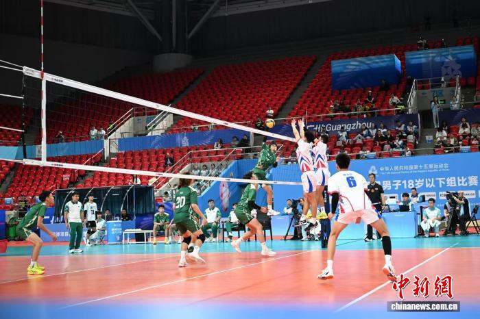 全运会U18男排首日山东3-0胜山西 队员入选国字号